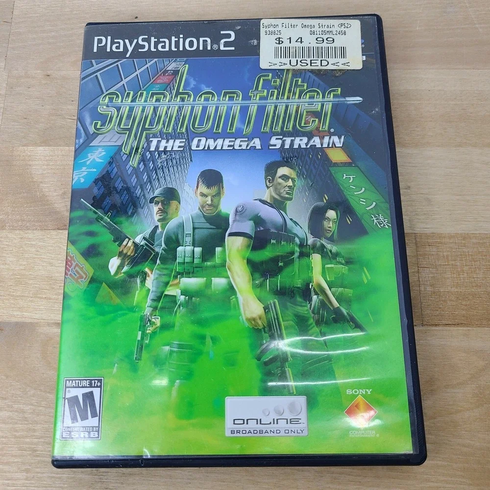 Syphon Filter: The Omega Strain - Playstation 2‎ PS2 Complete in Box